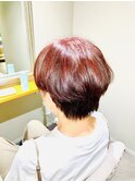 40代50代60代◎脱白髪染め ショートボブ