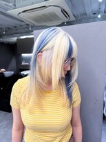 ロテ 名古屋 名駅店(Lote.)&nbsp;くびれヘア/アプリコットオレンジ/夏のヘアアレンジ