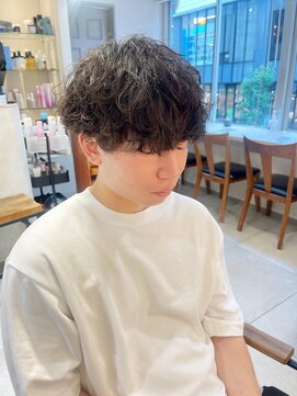 キャンバス バイ ネオリーブ 横浜西口(Canvas by neo.) シャドーパーマ☆横浜メンズパーマ