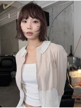 シティ 薬院(SITY.) レイヤーカット 顔周りカット 透明感カラー