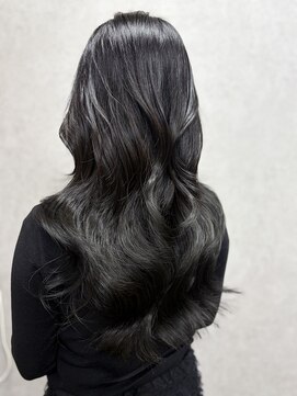 エイム(AiM) レイヤーカット/ハイレイヤー/ブルーブラック/透明感カラー