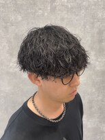 メンズヘアフェイス(Men's hair FACE。) 波巻きスパイラル/メンズパーマ/刈り上げマッシュ