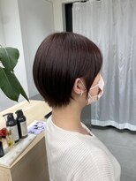 グラフ 日本橋(GRAFF) 大人ショート/丸みショート/ピンクブラウン/艶髪/透明感/20代