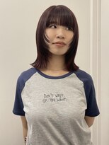 ユー セント(yew scent)&nbsp; ミディアムレイヤー／ハッシュレイヤーカット／顔周りカット