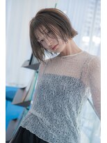 サロンドミルク 新百合ヶ丘店(salon de MiLK) 抜け感のあるボブでシンプルなおしゃれ◎