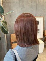 ニカ 溝の口(NICA)&nbsp;オレンジブラウンカラー/ボブ/溝の口