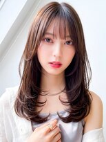 ヴィオドラジェ(vieo dragee)&nbsp;韓国風ロング髪質改善レイヤー小顔ヘア◎秋カラー