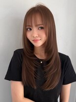 リエンス(RIENS)&nbsp;【RIENS】前髪ありのオレンジブラウン