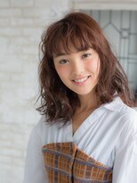 クオーレ ヘア アンジュ 水戸店(CUORE HAIR ange)&nbsp;ピンクブラウンウェーブ