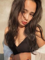 ソルトウォーター(SALT WATER) グレージュ フリンジカール