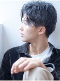 無造作センターパート