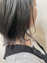 ヘアートルウィ(HAIR Tleu'i) インナーカラー×ペールバイオレット