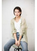 スタイリングで変わる大人ショート5×PESCA清田店