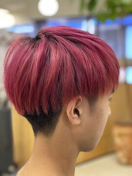 セカンド(2nd) ツーブロック／マッシュ／ビビットカラー