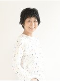 【えがお美容室】50代60代に人気◎短め前髪ショートスタイル