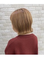 ヘアサロン キュー(hair salon Q)&nbsp;外ハネ切りっぱなしボブ