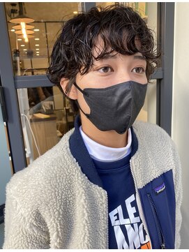 カグヤヒメ ドゥイ(kaguyahime doui) マッシュショート×くりくりパーマ