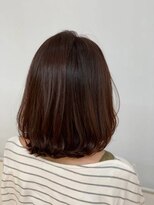 クオリス 上福岡店(QUALIS)&nbsp;30代40代50代/ミディアムボブ/白髪染め/ダークブラウン/ボブ