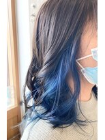 エス ハート オブ ヘアー 名東店(Heart of HAIR)&nbsp;【ES 田中】 Spring Style #03 インナーカラーブルーグレージュ