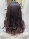 艶髪グラデグレーカラー