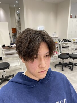 ルースト 西院店(ROOST) ツイスパ×センターパート