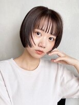 アイティーバイアルバム 藤沢店(IT by ALBUM)&nbsp;顔まわりウルフボブ_マチルダボブピンクベージュ_59203