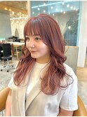 ハイライト×韓国レイヤー！前髪!顔周りカット！横浜！