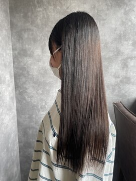 ウィート(wheat) 髪質改善ストレート/ナチュラルブラウン/艶ベージュ