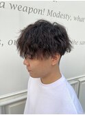 マッシュパーマ/ツイストスパイラル/波巻きパーマ/ツーブロック