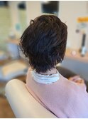 ショートボブ、髪質改善、白髪ぼかし、キッズカット、カット