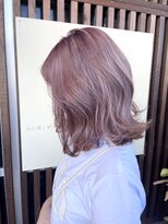 栗原,切りっぱなしボブ,エアリーロング,美髪,ピンクブラウンa41