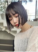 ◎ミニボブ縮毛矯正ショートボブストレートパーマ