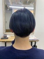 ビービー(Be2 by KENJE) 韓国メンズカット　ダブルカラー　ネイビー