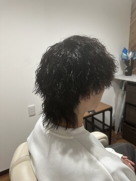 スウェル 船橋店(Swell) ダークアッシュ/アッシュブラック/カルマパーマ/ベリーショート3