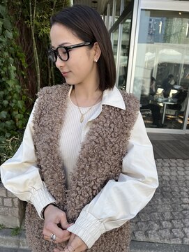 アミー 銀座(Ammy) 2024年の切りっぱなしボブ