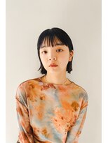 耳掛け切りっぱなしボブ