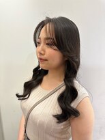 アミー 駒澤(Ammy komazawa)&nbsp;前髪なしコテ巻き風パーマ