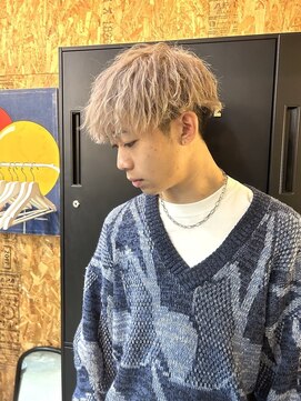 チャプター 問屋町(chapter) ミルクティーベージュカラーケアブリーチダブルカラーマッシュ