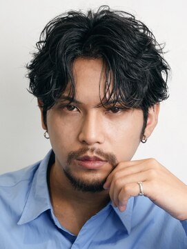 フィフス 仙台(fifth) 仙台シャドウパーマ波巻きパーマセンターパートツイストパーマ