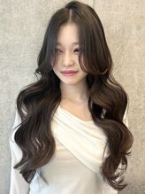 プライマル 千葉店(PRIMAL) メルティカラーフェミニンロング/ホワイトブロンドワイドバング