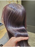 透明感ラベンダーカラー×髪質改善