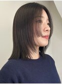 レイヤーボブ/ボブ/姫カット/アッシュカラー/レイヤーカット