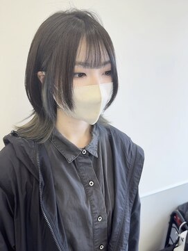 ゴウトゥデイシェアサロン 町田店(GO TODAY SHAiRE SALON) ミディアムウルフ×ミルクティー