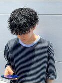 沖縄メンズ波巻きパーマ