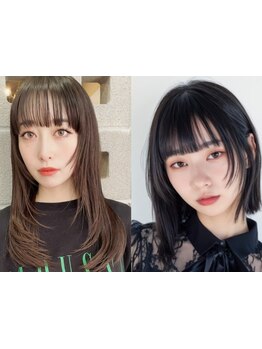 【うる艶トリートメントと一緒に♪】こだわりの顔周りCUTでさりげなく綺麗にイメチェン◎レイヤー/ボブ