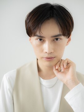 トニーアンドガイメン ホテル京阪仙台店(TONI&GUY MEN) 20代30代アースカラー爽やかかき上げフェザーマッシュf仙台