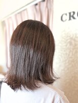 クロス(CROSS) 40代50代/大人可愛い/ボブ/外ハネ/白髪染め