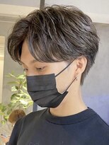 フィフス(fifth) 原宿毛流れセンターパートニュアンスパーマビジネスヘア緩め◆