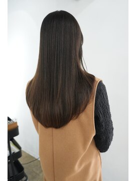 ミヨン 京都烏丸店(miyon) 【miyon】韓国レイヤーカット×暗髪カラー×髪質改善