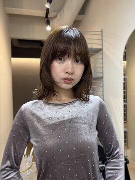 エイチバイシオミエイチ 神戸三宮(H by shiomi H) ブリーチなしダブルカラー／透明感カラー